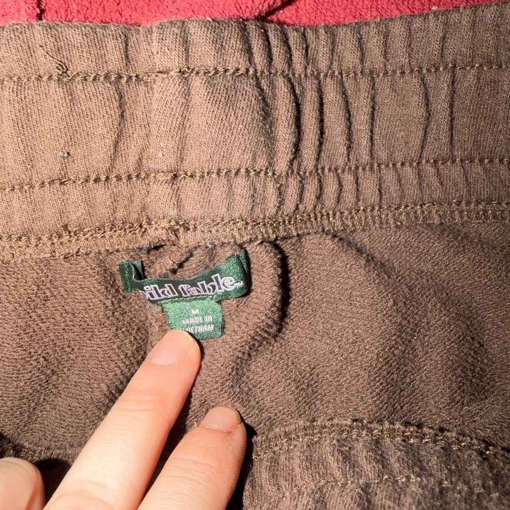 Wild Fable Chocolate Brown Fleece Sweatpants